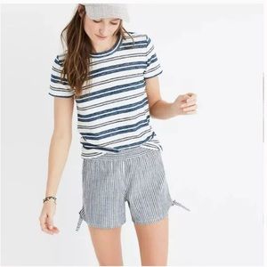 NWT Madewell Hi-Fi Shrunken Tee in Vonda Stripe in Large $35